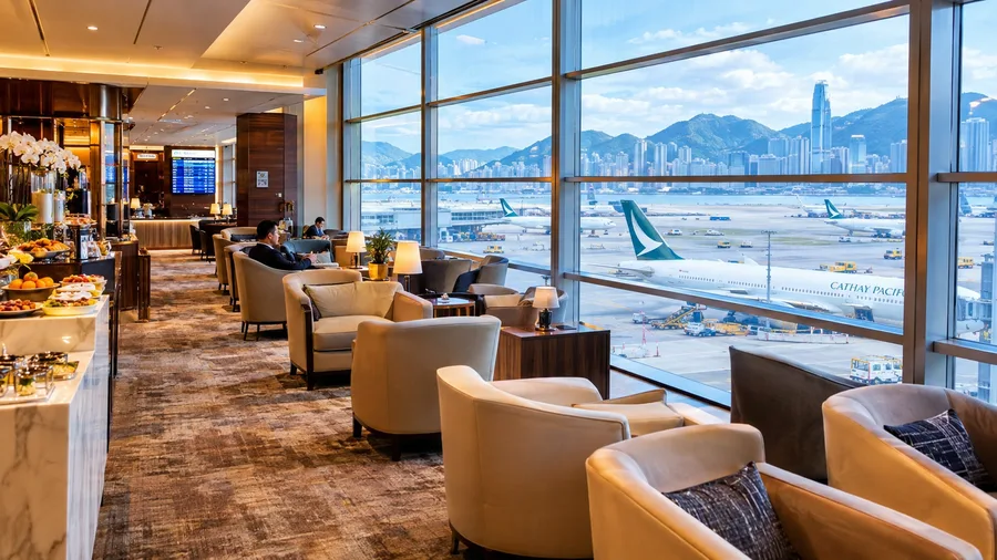Hong Kong Airport Arrival & Transit Lounges